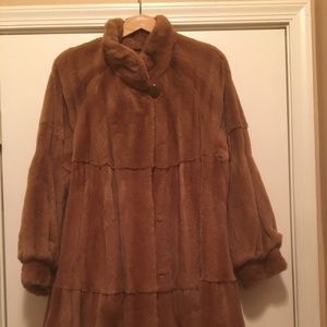 Sheared Mink Swing Coat